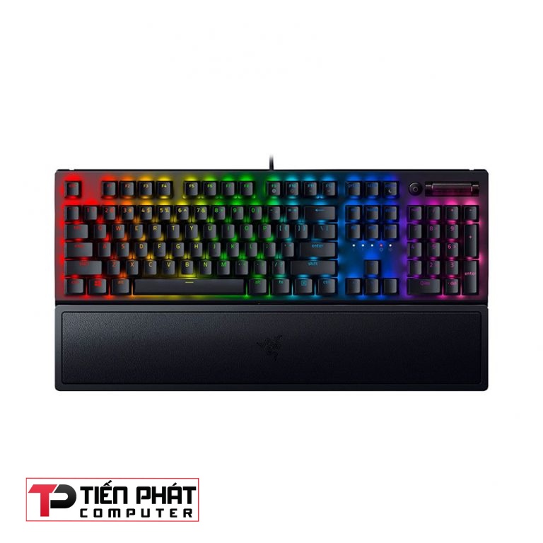Bàn phím cơ máy tính có giá đỡ cổ tay Razer BlackWidow V3