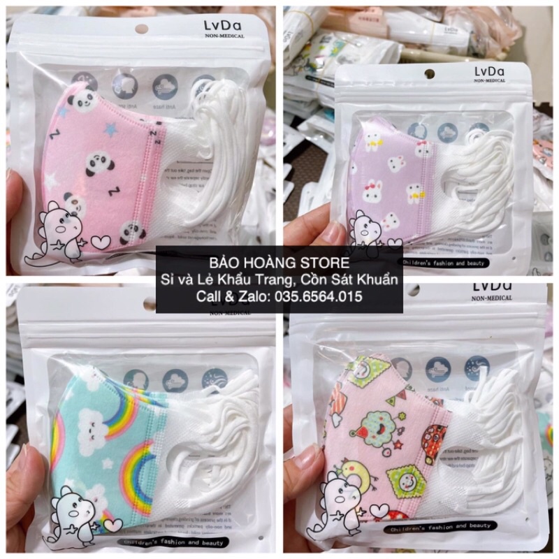 Khẩu Trang 5D Cho Bé  - Khau Trang 5D