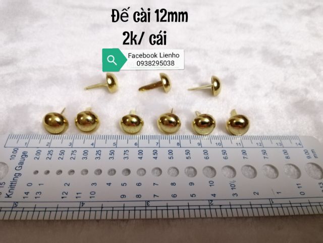 Chân đế càì túi xách 12li