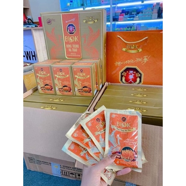 [HÀNG MỚI] Nước Uống Đông Trùng Hạ Thảo BIOK, bổ sung năng lượng.Thực phẩm tăng sức đề kháng.