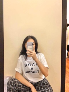 Quần culottes kẻ đen