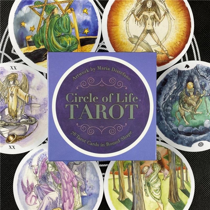 Circle Of Life Tarot Cards Deck Divination Game