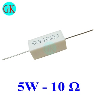 (10 con) Điện trở sứ 5W 10 ôm [K-03-04]