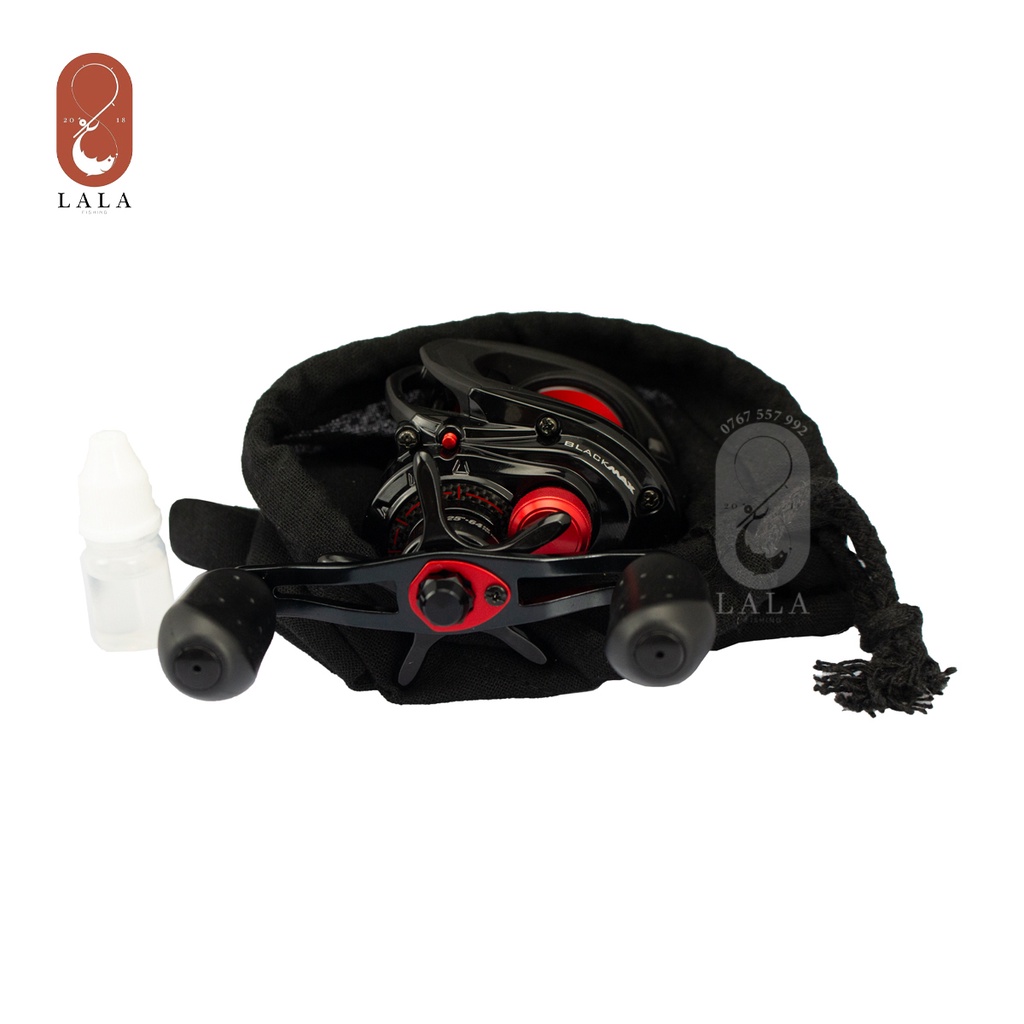 Máy câu ngang Abu Garcia BLACK MAX 4 L (trái)