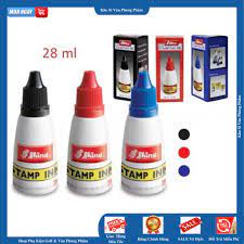 [ Chính Hãng ] Mực dấu shinny xanh đỏ đen, mực đóng dấu S61 S62,S63(1/LỌ)
