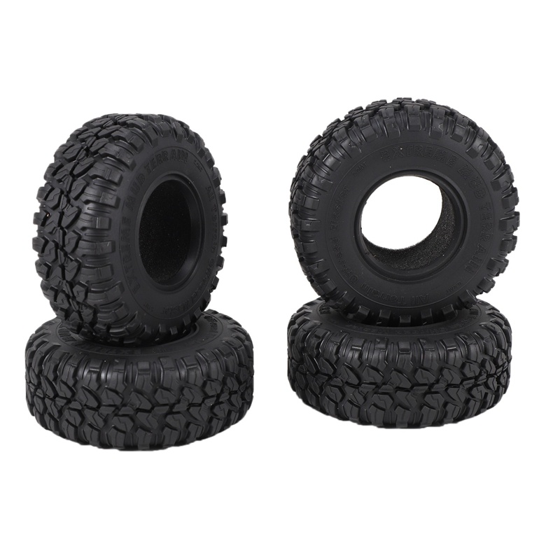 Set 4 Bánh Xe Cao Su 118MM 2.2 Dành Cho Xe Ô Tô Đồ Chơi 1 / 10 RC Axial Wraith SCX10 Capra Traxxas TRX4 TRX6 D90