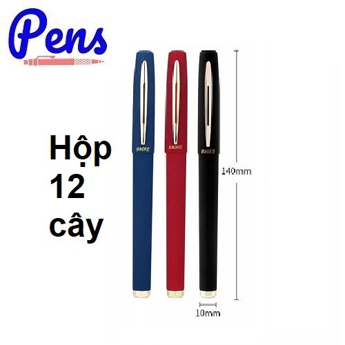 HỘP 12 bút gelngòi 0.7mm BAOKE | PC1838