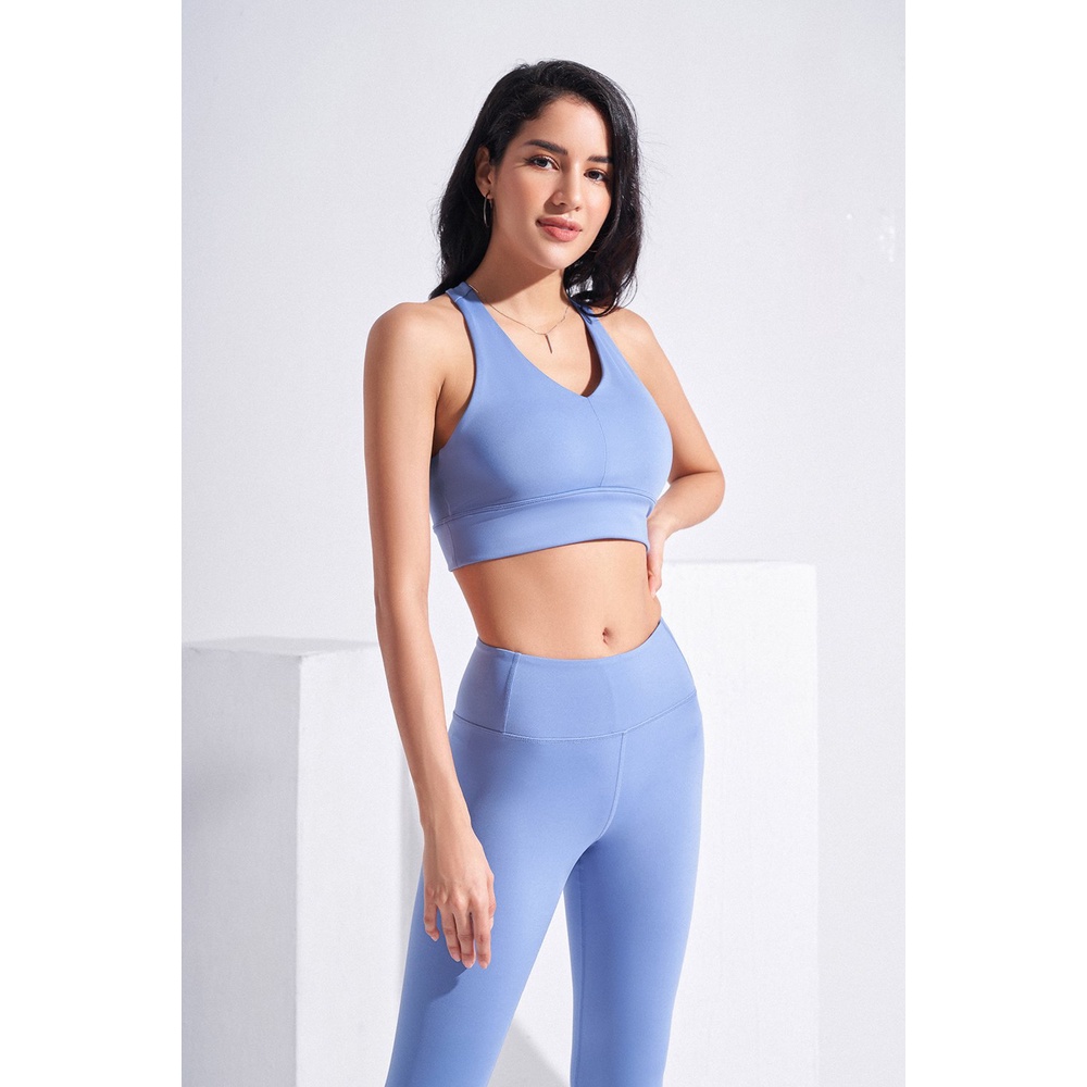 Áo tập gym yoga nữ WBR75 Runnavy by Carasix, bra Ecofriend, có đệm ngực