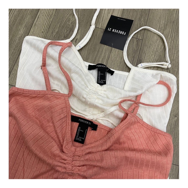 ÁO DÂY PEPLUM CÚP NGỰC THUN GÂN MỀM MỊN F21