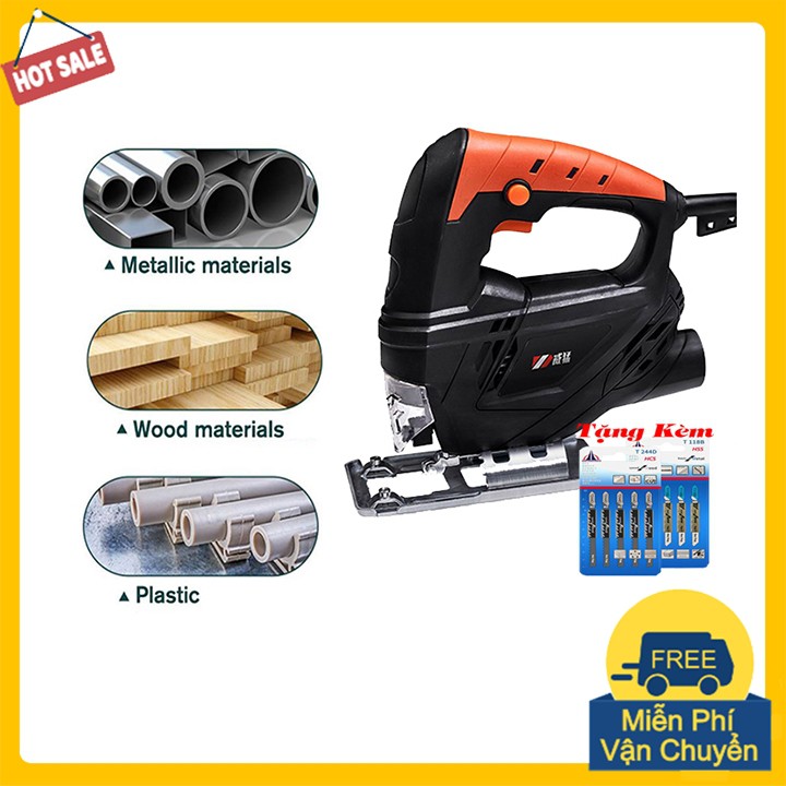 Máy cưa cầm tay - Máy cưa sọc, cưa lọng Tặng kèm 10 lưỡi
