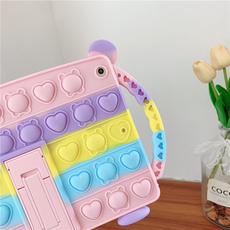 Ốp máy tính bảng silicon mềm họa tiết hoạt hình cho Samsung Galaxy Tab A 8 A7 S6 Lite 10.1 2019 2020