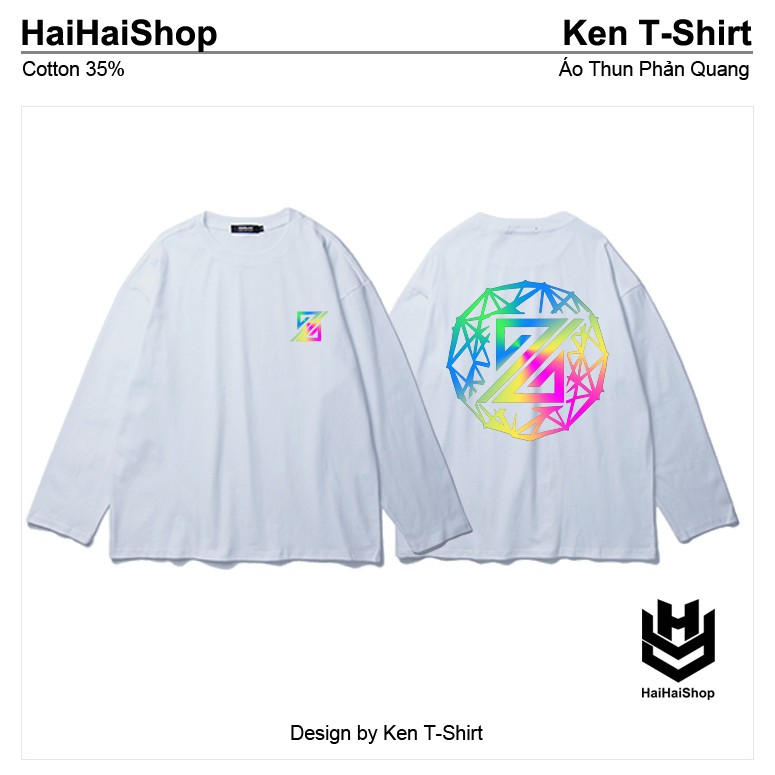 Áo Thun Phản Quang 7M Chữ Z Tay Dài Oversize Form Rộng Nam Nữ Unisex | BigBuy360 - bigbuy360.vn