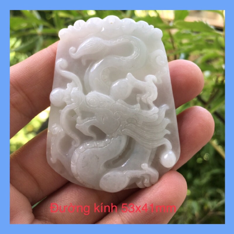 mặt dây chuyền NGỌC CẢM THẠCH (jade) tự nhiên 100% không sử lý