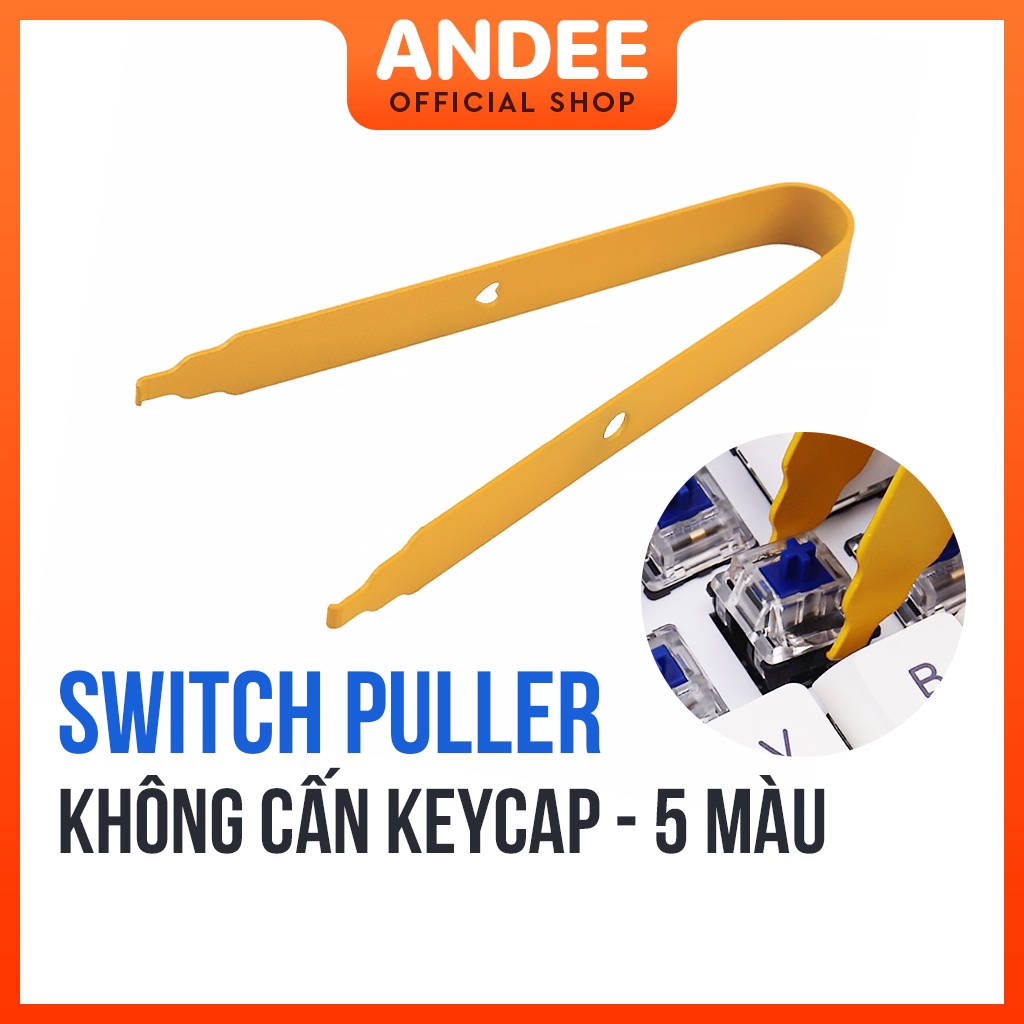 Switchpuller thép nguyên khối dụng cụ nhổ switch không cấn keycap bàn phím cơ