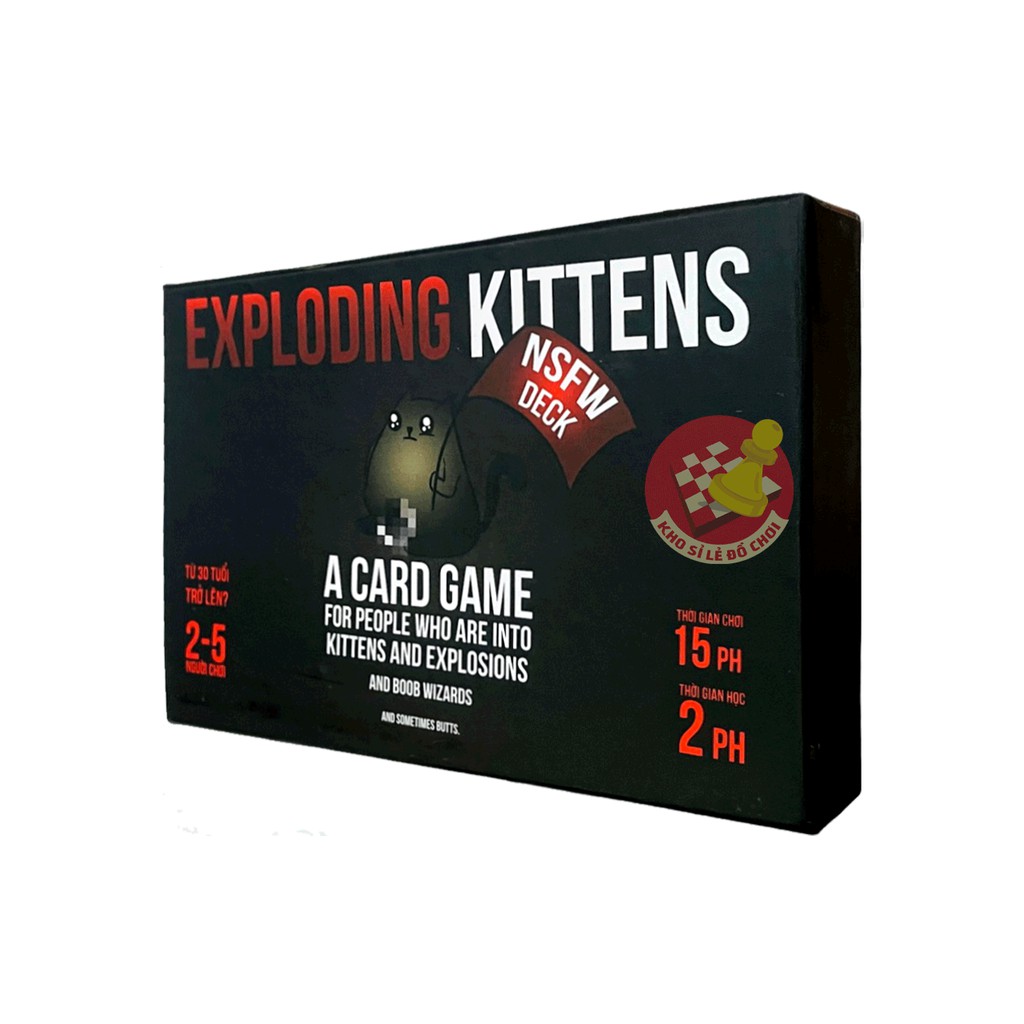 Mèo Nổ 16+ tiếng việt (bản cơ bản) - Boardgame Exploding Kittens