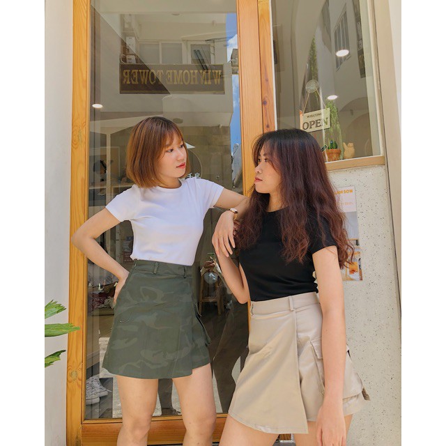 -Hàng nhập khẩu Quần váy túi hộp màu kem (hình shop chụp điện thoại) Liên hệ mua hàng  084.209.1989 | BigBuy360 - bigbuy360.vn