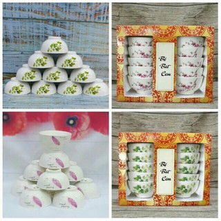 Bộ 10 chén ăn cơm ( bát tràng)