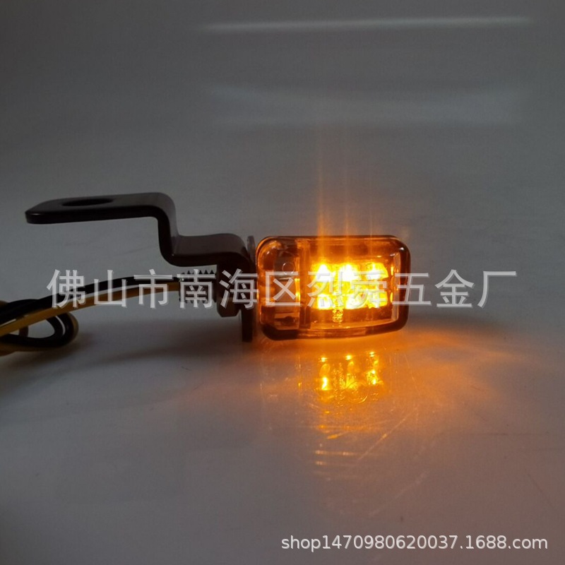 Đèn Led Tín Hiệu Xi Nhan Gắn Tay Lái Xe Mô Tô Phong Cách Vintage