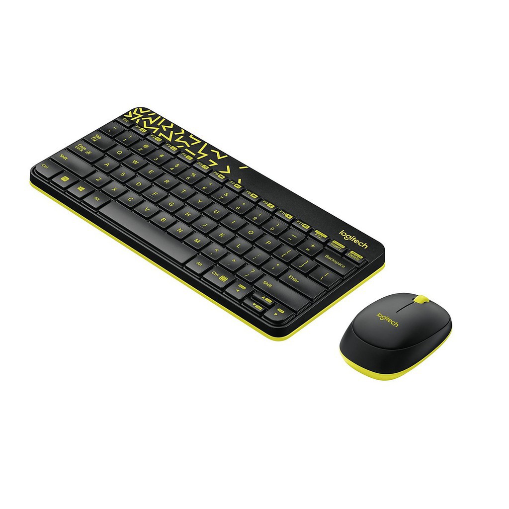Bộ bàn phím+ chuột máy tính Logitech MK240 Black- Hàng chính hãng