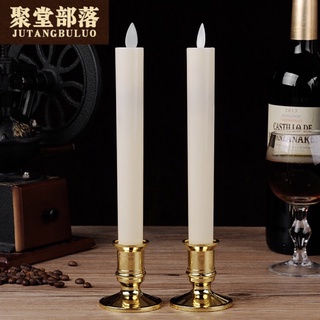 Nến điện tử có chân đế cao 25cm- Giá 1 cây