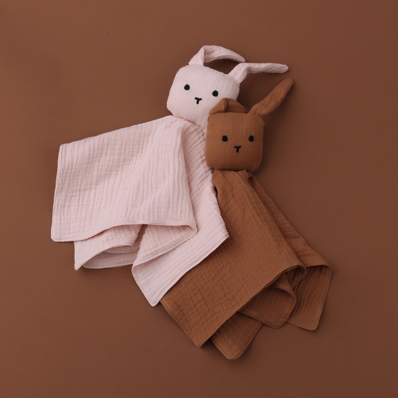 Khăn Tắm Mềm Mại Kích Thước 33cm Hình Chú Thỏ Dễ Thương Cho Bé Sơ Sinh