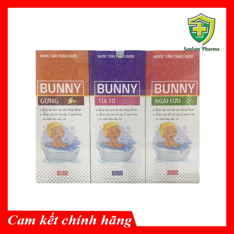 Nước tắm thảo dược cho trẻ em Bunny 250ml