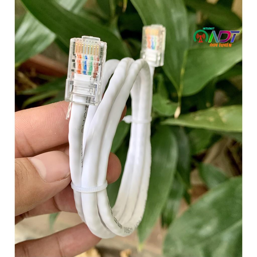 🇻🇳 CAT5E Dây Cáp Mạng Lõi Đồng Nguyên Chất -   Bấm Sẵn