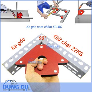 Ke góc nam châm 45°,90° cho thợ hàn lực hút 22Kg