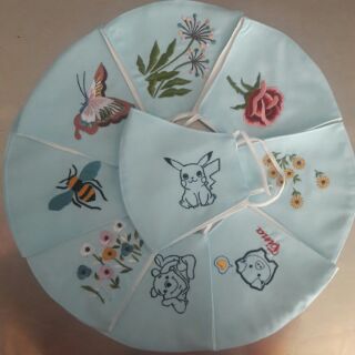 Thêu khẩu trang theo yêu cầu