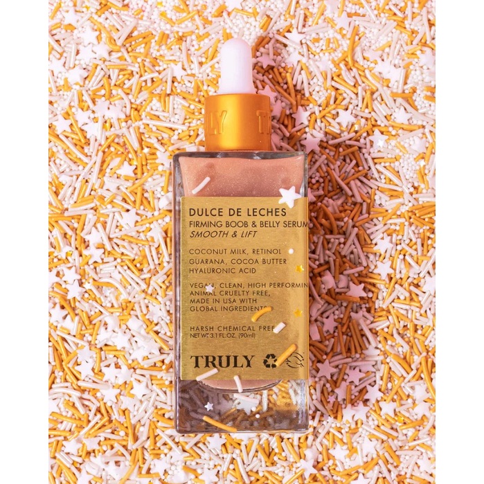 Truly Beauty - Tinh Chất Dưỡng Săn Da Truly Beauty Dulce De Leches Firming Boob & Belly Serum Smooth & Lift 90ml