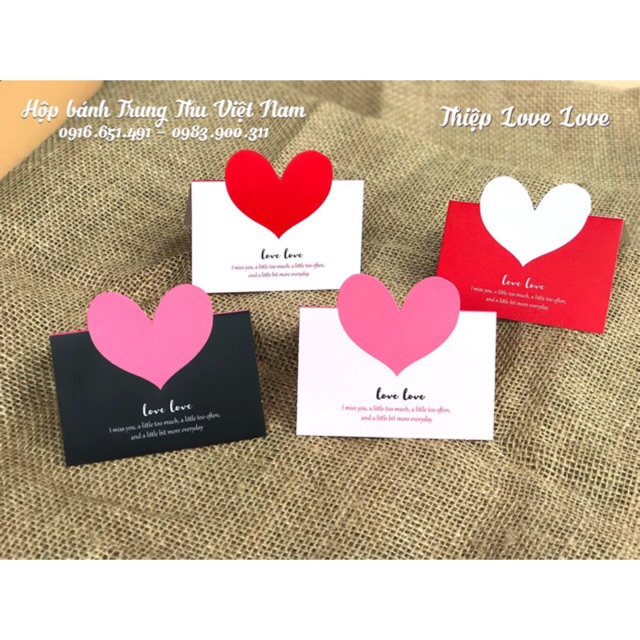 Thiệp Love Love
