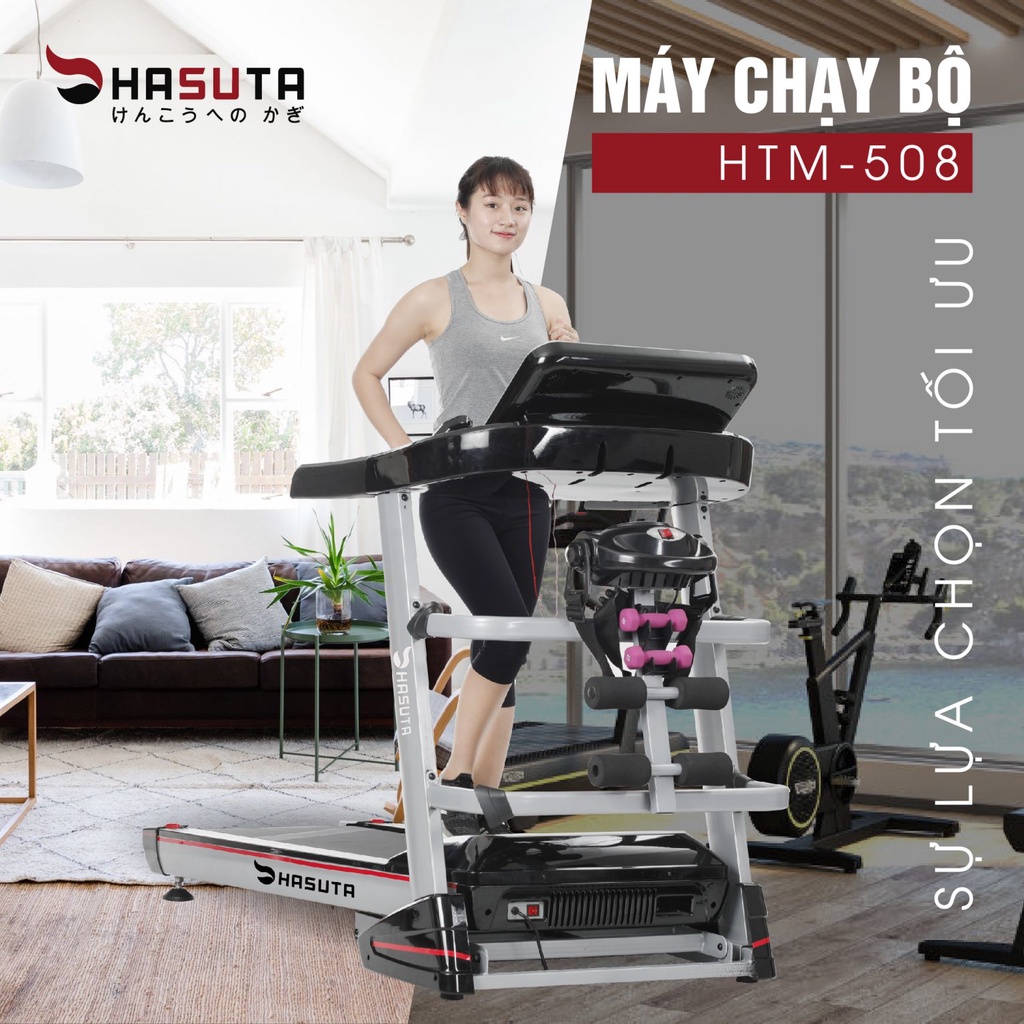 Máy chạy bộ đa năng tại nhà HASUTA HTM 508