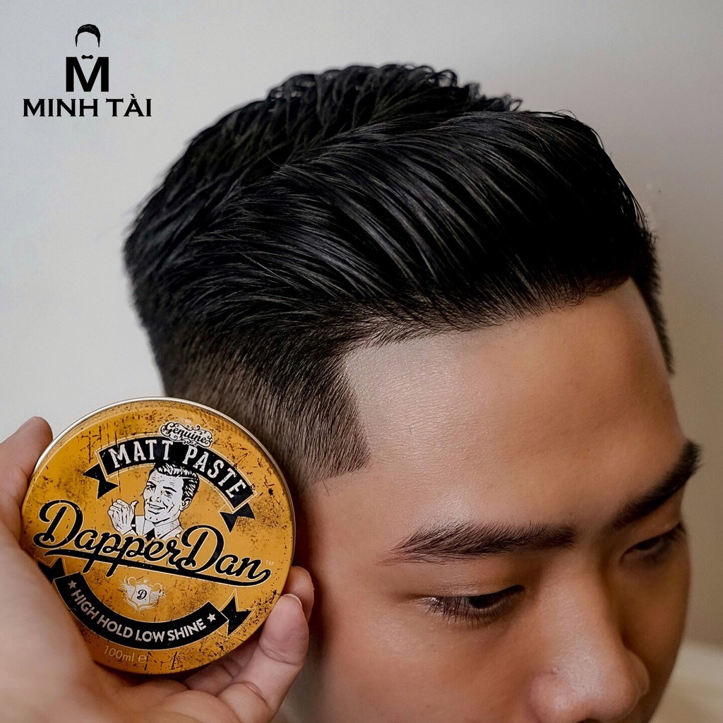 Sáp Vuốt Tóc Nam DAPPER DAN Matt Paste 100g Hàng Chính Hãng + Xịt Dưỡng Tóc AZENMAN Parana 20ml + Lược Chải Tóc Texture