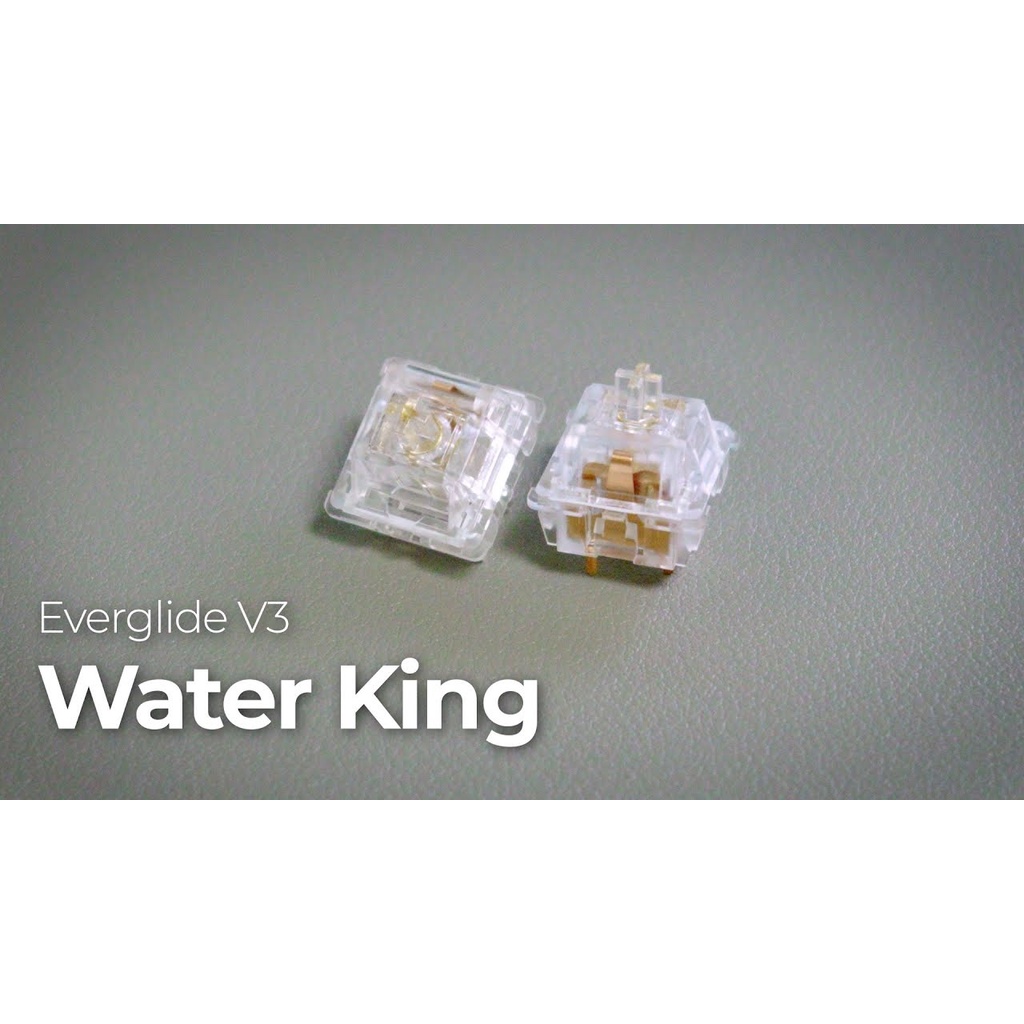 Công tắc bàn phím cơ EverGilde Aqua King V3 Water King V3 Linear Switch
