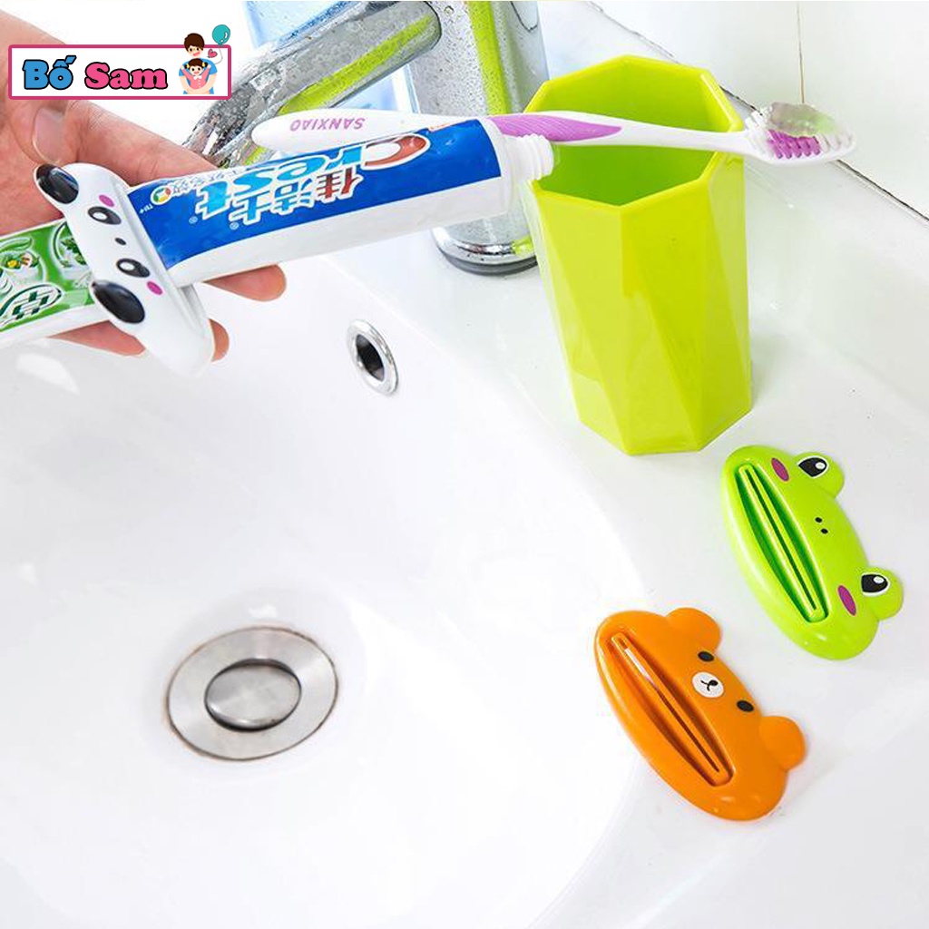 Kẹp kem đánh răng hình con vật dễ thương đa năng Shop Bố Sam