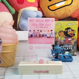 Khung ảnh mica Spotify phát nhạc BTS