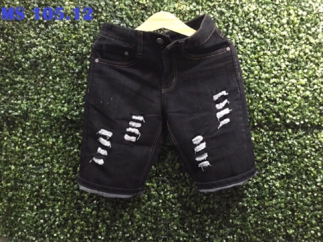 Quần jeans short wax thời trang nam xuất khẩu