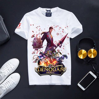 [GIÁ XƯỞNG]Áo Liên Quân Mobile cotton cực đẹp - Triệu Vân Hoa Hồng