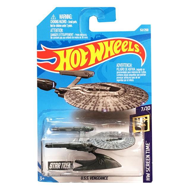 Mô Hình Xe Hơi Thể Thao Hot Wheels 3 Star Trek Enterprise Revenge Spacecraft Bằng Hợp Kim