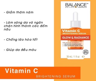 Tinh chất Làm Sáng Da Vitamin C Balance Active Formula Active Formula 30ml