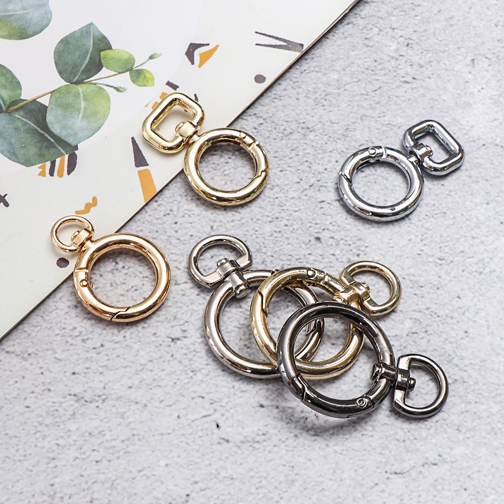 Móc Khóa Dây Đai Tròn Đa Năng 1.5 / 1.9 / 2.5cm Chất Lượng Cao