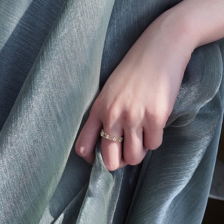 Nhẫn Đeo Tay Kim Loại Tạo Hình Trái Tim Đính Đá Thời Trang Cho Nữ