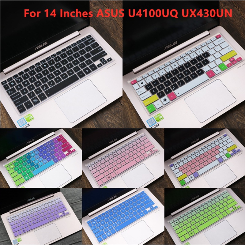 For 14 Inches ASUS U4100UQ UX430UN Soft Ultra-thin Silicone Laptop Keyboard Cover Protector