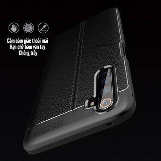  Ốp lưng Realme 6 sillicon giả da Auto Focus