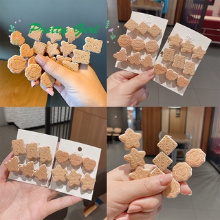 Kẹp Tóc Mỏ Vịt Hình Bánh Quy Hoạt Hình Sáng Tạo Phong Cách Hàn Quốc Cho Nữ
