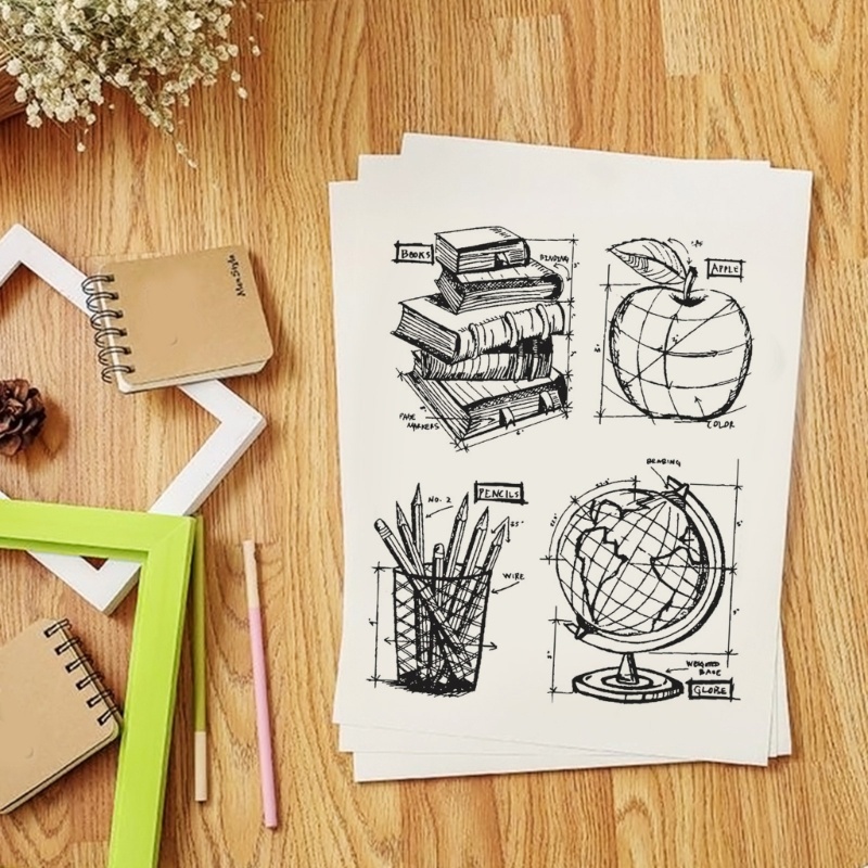 Aoto Tem Đóng Album Thủ Công Bằng Silicon Trong Suốt DIY Dành Cho Trẻ Em Và Người Lớn