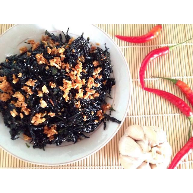 [ ĂN VẶT SIÊU NGON ] Combo 04 Hủ Rong Biển Cháy Tỏi Ớt ăn liền (Date: 06 tháng )- Đồ ăn vặt nhà làm.