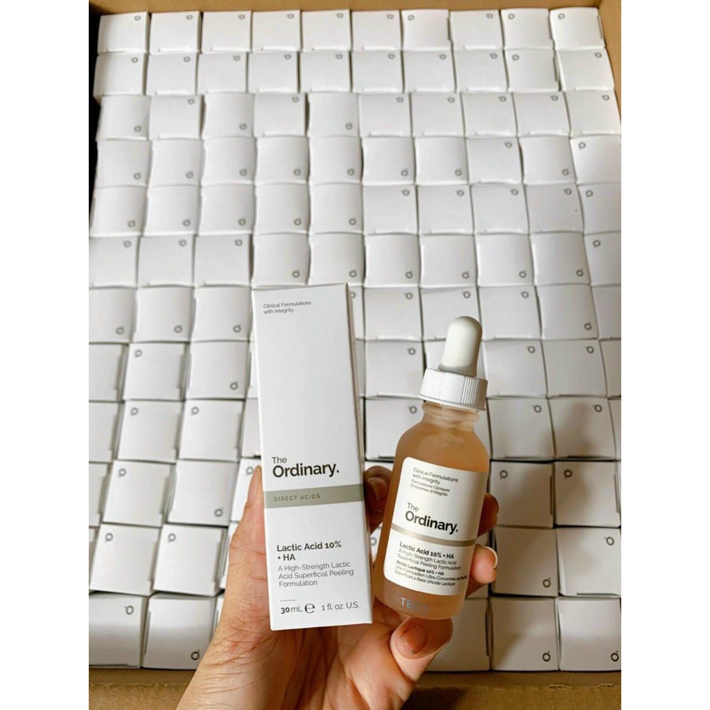 Serum tẩy da chết hoá học - Lactic Acid 5% + HA và Latic Acid 10% + HA  The Ordinary..