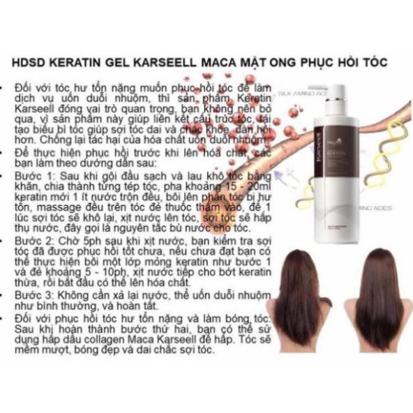 Ủ tóc hấp phục hồi tóc kem hấp hấp tóc dầu hấp KERATIN PHỤC HỒI TÓC THẦN TỐC  chai 500ml hàng chính hãng