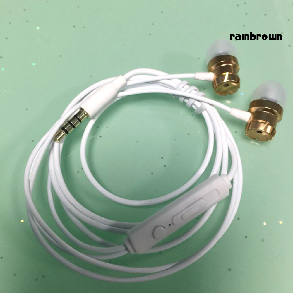 Tai Nghe In-Ear Có Dây Kim Loại Universal / Rej / Mic